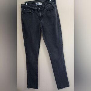 Levi's Signature The Skinny Faded Black Wash Jeans Size 10 Long